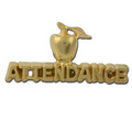 Attendance with Apple Lapel Pin